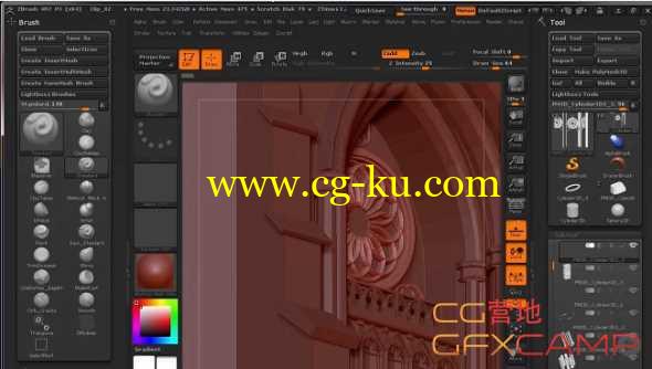 ZB模型网格处理分布教程 Pluralsight - Advanced Array Mesh Techniques in ZBrush的图片1