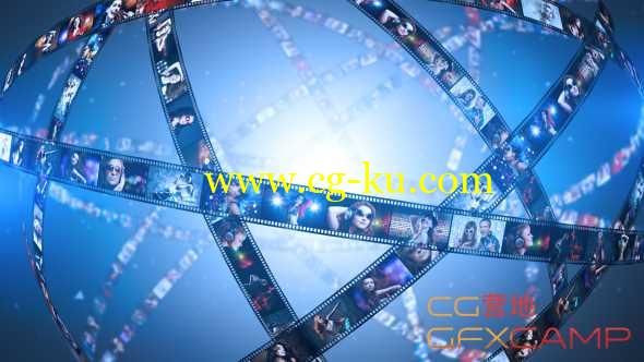 AE模板-胶卷胶片电影图片包装片头 Film Reel Promo的图片1