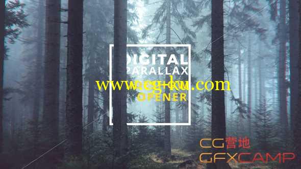 AE模板-三维图片视差幻灯片开场 Digital Parallax Slideshow Opener的图片1