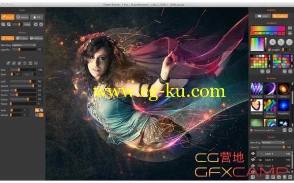 创意绘图制作软件 Flame Painter 3.2 Pro Win32/Win64破解版的图片1