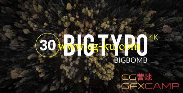 AE模板-30个文字标题排版动画 Big Typo的图片1