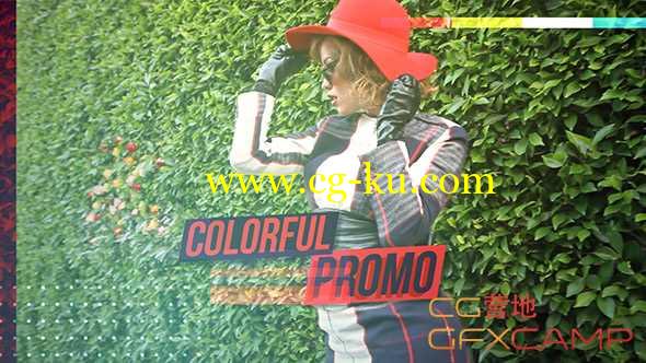 AE模板-动感活力多彩时尚栏目包装宣传片 Colorful Promo Video的图片1