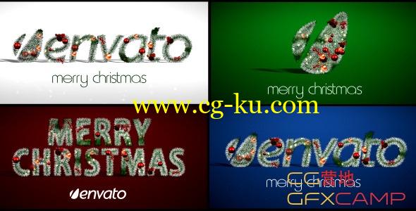 AE模板-圣诞节装饰Logo展示 Christmas Logo的图片1