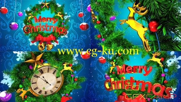 AE模板-圣诞节开场倒计时 Christmas Opener & Countdown的图片1