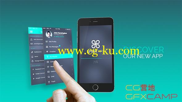 AE模板-手机APP商品内容展示 Spirit App Presentation Kit的图片1