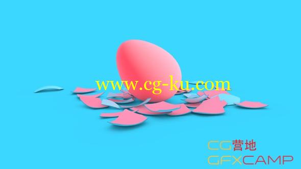 蛋碎的C4D R18教程(泰森分裂破碎) Cinema 4D – Egg Shatter Tutorial的图片1