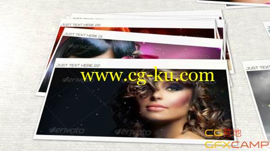 拍立得照片相册展示 VideoHive Photo Gallery Pure的图片1