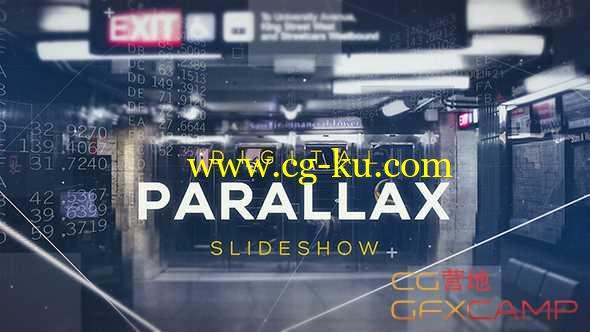 AE模板-数字高科技视差三维图片展示片头 Digital Parallax的图片1