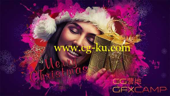 AE模板-圣诞节家庭相册图片展示 Christmas Photo的图片1