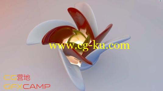 C4D教程 制作简单开花效果 How to use the Bend tool的图片1