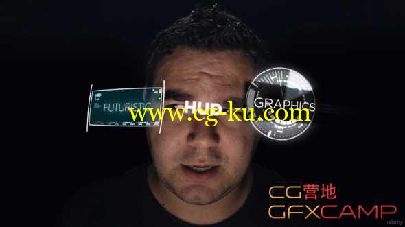 AE高科技HUD元素跟踪合成教程 Udemy – After Effects: Futuristic Graphics的图片1