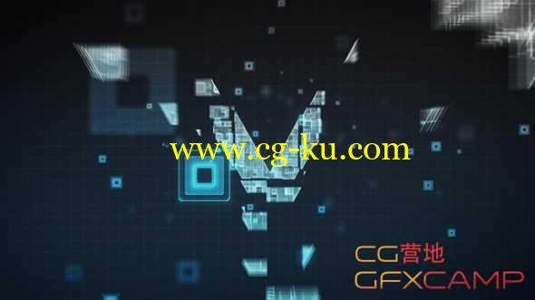 高科技元素拼贴文字Logo动画AE教程 High Tech Intro - After Effects Tutorial的图片1