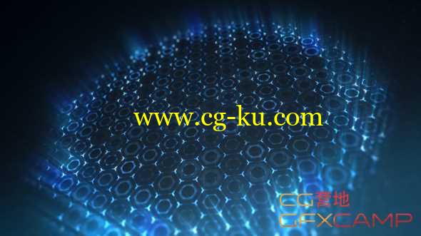 科技感六边形排列AE教程(含工程)  Hexagon Grid - After Effects Tutorial的图片1