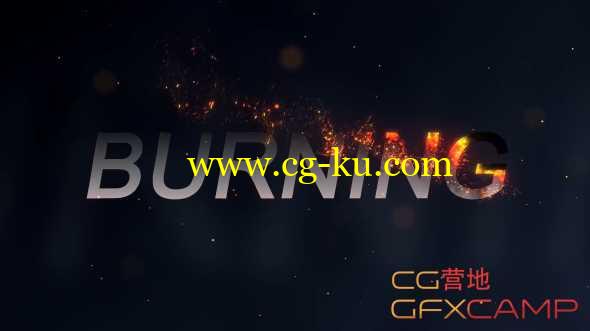 火焰粒子燃烧文字Logo动画AE教程(含工程) Burning Effect - After Effects Tutorial with Particular的图片1