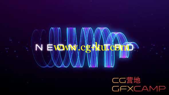三维粒子环绕拖尾动画AE教程(含工程) After Effects – Glowing Neon Trails with Particular Tutorial的图片1
