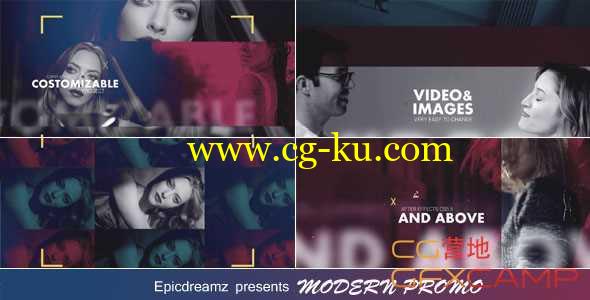 AE模板-时尚宣传片包装片头 Modern Promo的图片1
