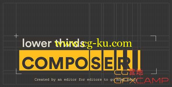 字幕条动画制作AE脚本 Lower Thirds Composer的图片1