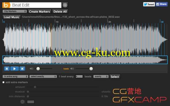 Pr音乐节奏鼓点自动剪辑插件 Aescripts BeatEdit v1.0.9 For Premeire CC2015/CC2017 Win/Mac + 使用教程的图片1