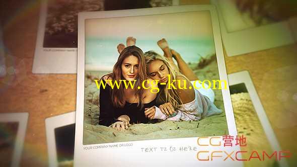 AE模板-拍立得照片墙相册展示 Instant Photo Slideshow 2的图片1