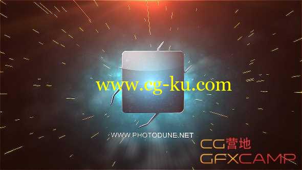 AE模板-宇宙星星粒子Logo展示 Space Logo的图片1
