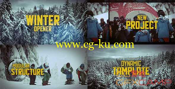 AE模板-复古体育运动片头包装宣传 Extreme Sport Promo的图片1