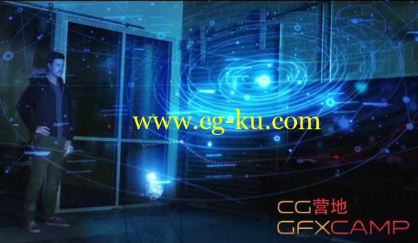 星球大战高科技HUD信息图制作AE教程(含工程) Create a Star Wars Inspired Hologram in After Effects的图片1