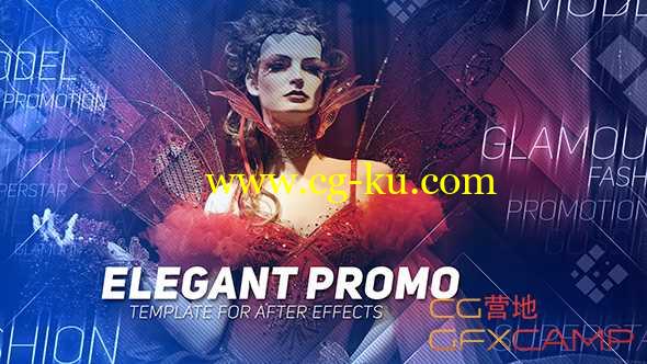AE模板-时尚宣传片人物图片介绍片头 Promo 0108的图片1