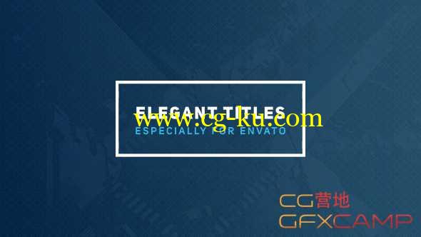 AE模板-简洁文字标题动画 Elegant Titles 2的图片1