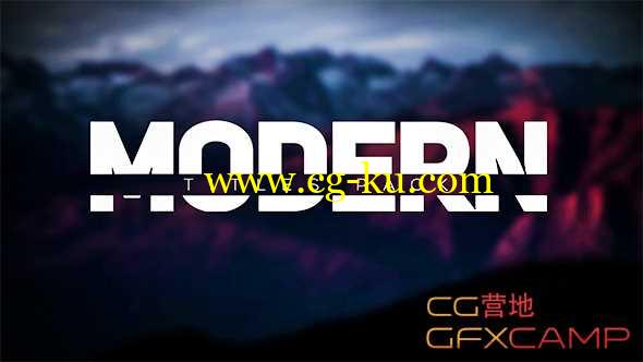 AE模板-时尚文字标题动画 Modern Intro Titles Pack lll的图片1