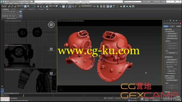 3DS MAX硬面建模基础教程 Lynda - 3ds Max Hard Surface Modeling Basics的图片1