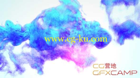 AE模板-烟雾粒子拖尾Logo展示 Trailing Particles Logo Reveal的图片1