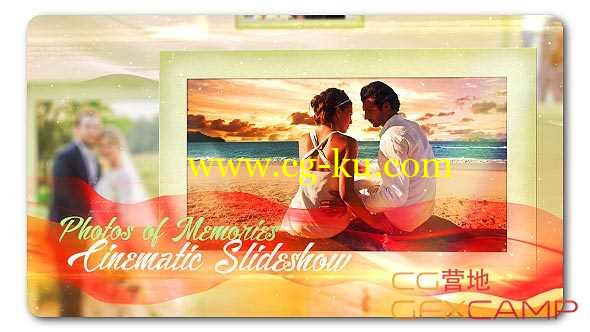 AE模板-甜蜜爱情婚礼相册片头图片展示 Lovely Slides of Romantic Moments的图片1