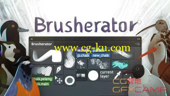 PS笔刷制作管理插件 Brusherator 1.2 Plug-in for  Photoshop CC - CC2017 Win/Mac的图片1