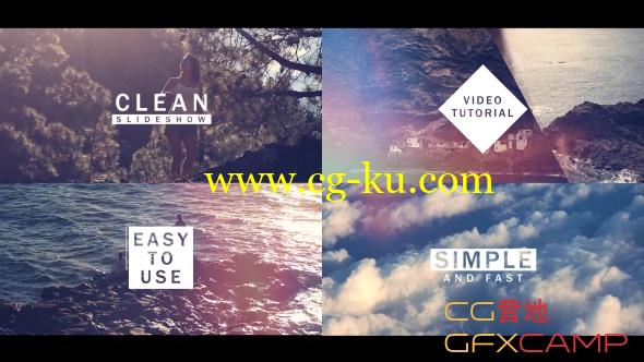 AE模板-快速拼贴图片切换展示片头 Fast and Clean Slideshow的图片1