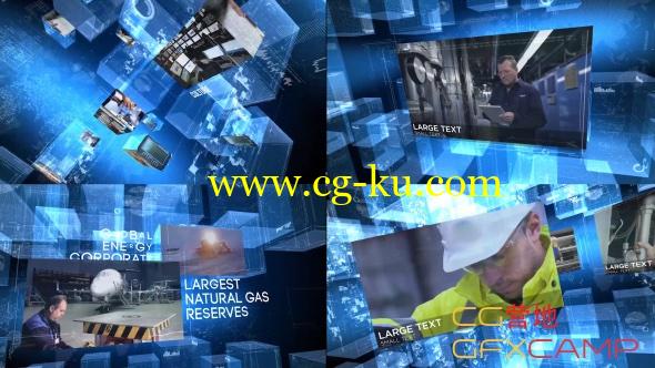 AE模板-商务财经新闻包装片头动画 Corporate News的图片1