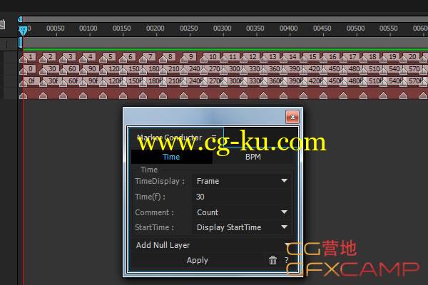 指定时间间隔生成标记AE脚本 Aescripts Marker Conductor v3.0.0的图片1