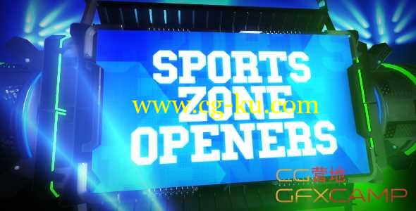 AE模板-科技体育告示牌片头包装 Sports Zone Openers的图片1