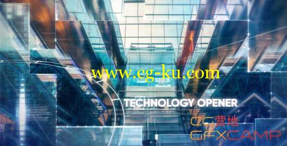 AE模板-高科技图片展示开场 Technology Hi-tech Opener的图片1