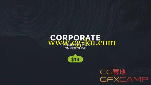 AE模板-30个公司商务简洁文字标题动画 Corporate Titles的图片1
