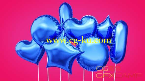 C4D气球建模材质教程 Cinema 4D – Creating Mylar Balloons using Cloth and Vertex Maps Tutorial的图片1