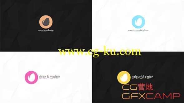 AE模板-简洁Logo变形动画 Logo ident 1 - Minimalist Intro的图片1