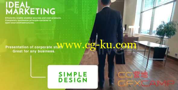 AE模板-时尚商务公司企业片头宣传片包装 Corporate Slides 5的图片1
