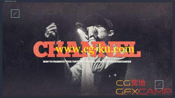 AE模板-复古老电影效果宣传片栏目包装 Old school TV的图片1