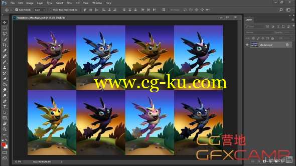 卡通角色绘制合成PS教程 Lynda - Illustration Compositing Techniques的图片1