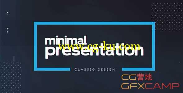 AE模板-迷你简洁图片介绍展示片头 Minimal Presentation的图片1