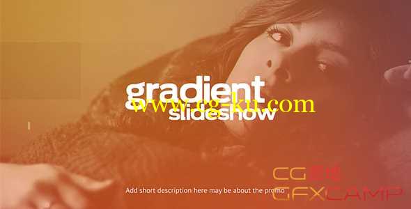 AE模板-渐变叠加时尚图片展示开场 Gradient Slideshow的图片1