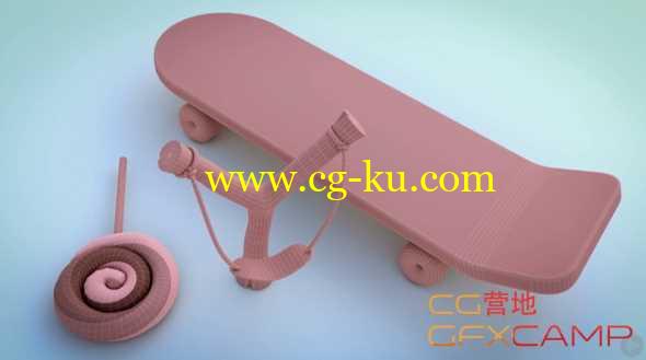 3DS MAX卡通元素建模教程 Pluralsight - Modeling Cartoon Props in 3ds Max 2017的图片1