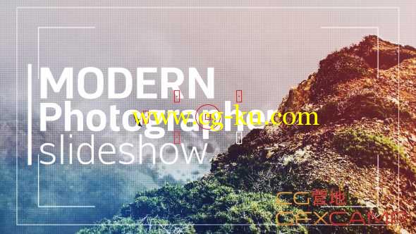 AE模板-摄像机镜头时尚风景图片展示 Modern Photographer Slideshow Opener的图片1