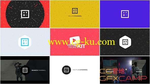 AE模板-网络宣传视频片头 Youtube Promo Kit的图片1
