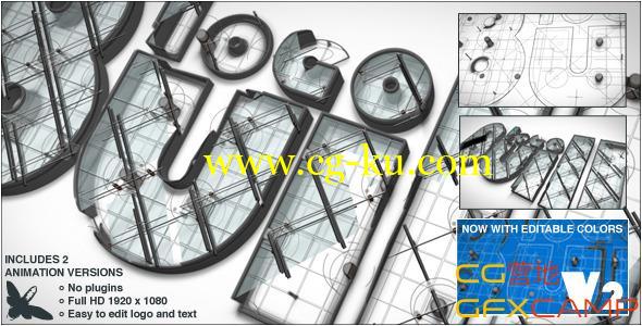 3D 文字Logo搭建 VideoHive Logo Build V2的图片1